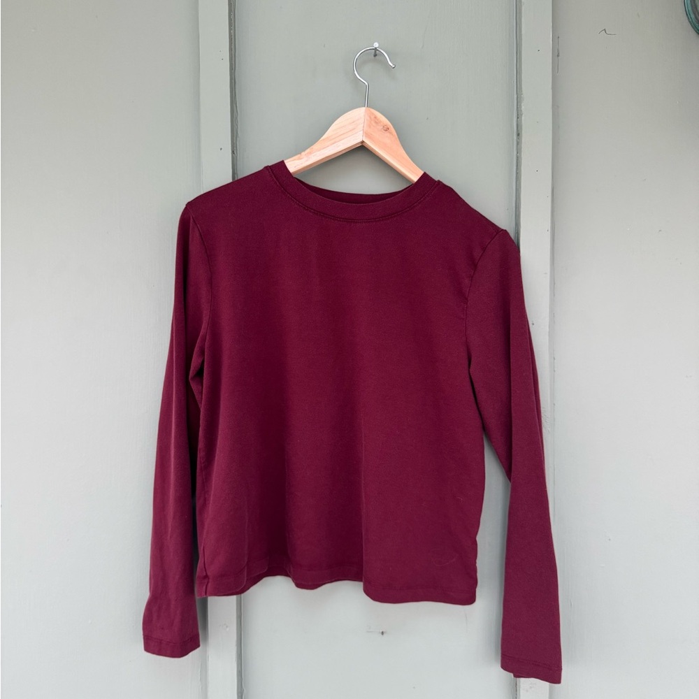 a new day Red Long Sleeve Tee